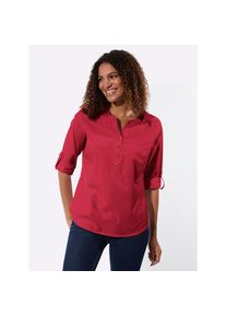 Casual Looks, Unisex, Longbluse, rot, 36, mit 50% Baumwolle