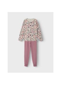 name it, Unisex, Pyjama &raquo;NKFNIGHTSET NOSTALGIA FLOWER NOOS&laquo; Set, 2 tlg. in Basic-Form, nostalgia rose, 110 (116), Toller Schlafanzug von name it f&uuml;r 