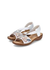 Rieker, Unisex, Sandalette, hellgrau, 38, Weite F