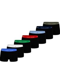 Tommy Hilfiger Underwear , Herren,Damen , Trunk »7P TRUNK WB« Packung, 7er, 7 Stk. mit Logobund , rot , 7er-Pack Trunk von TOMMY HILFIGER