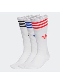 adidas originals , Damen , Sportsocken »3S HIGH CR S 3P« , weiss , Sportsocken für Erwachsene bieten angenehmen Tragekomfort im Alltag