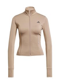 adidas Performance, Femmes Veste de surv&ecirc;tement 'Opt Ess', moka / noir