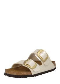 Birkenstock Pantolette 'Arizona' Damen, gold / perlweiß, Größe 36