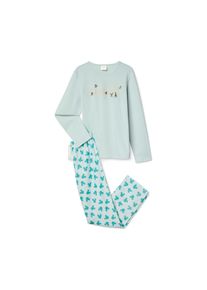 Tchibo - Kinder-Flanell-Pyjama »Mickey and Friends« - Mädchen - Gr. 134/140 - weiß