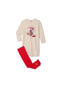 Tchibo - Kinder-Nachthemd mit Leggings »Mickey and Friends« - Mädchen - Gr. 98/104 - weiß