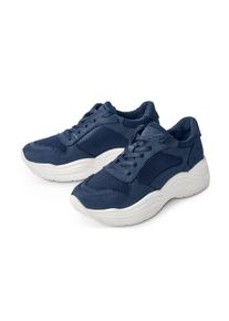 Tchibo - Leder-Sneaker - Damen - Gr. 38 - dunkelblau