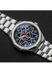 Holzkern; Holzuhr STAR TREK VULCAN (Achat/Grün), Unisex, Naturholz