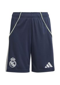 Adidas Real Madrid 25-26 auswärts Fußballshorts Kinder - Größe 152 - blau