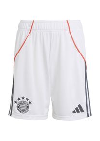 Adidas FC Bayern München 25-26 Auswärts Fußballshorts Kinder - Größe 140 - weiß