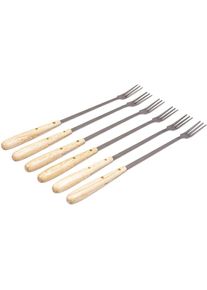 Fonduegabel »Chalet« Griff aus Gummibaumholz (China) , bunt , Kadastar