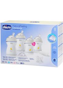 Chicco , Babyflasche »Erster Starter-Set Naturalfeeling« , weiss