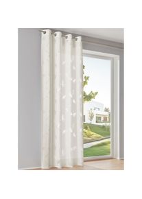 HEINE HOME, HEINE HOME Gardine &Ouml;sen 1 Stk. tlg., sanftes wei&szlig;, Polyester, Viskose, &Ouml;sen