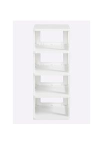 HEINE HOME, HEINE HOME Schuhregal, wei&szlig;, Polypropylen, B/H/T: 29 cm x 72 cm x 29 cm