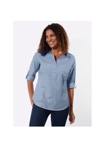 Casual Looks, Unisex, Longbluse, bleu, 52, mit 50% Baumwolle