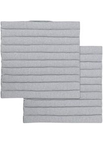 Stuhlkissen »Arne« mit Griff , grau , MAGMA Heimtex , Obermaterial: 100% Baumwolle. Füllung: 100% Baumwolle