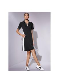 CR&Eacute;ATION L Creation L, Unisex, creation L Shirtkleid &raquo;Modal-Mix-Polokleid&laquo;, schwarz, 38, Normalgr&ouml;ssen, weiche Jersey-Qualit&auml;t