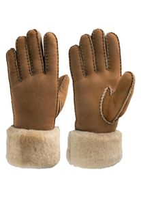 Pearlwood, Unisex, Pearlwood Lederhandschuhe &raquo;Emma&laquo; Atmungsaktiv, W&auml;rmeregulierend, Wind - und Wasserabweisend, tobacco, 7, Unisexhandschuh von 