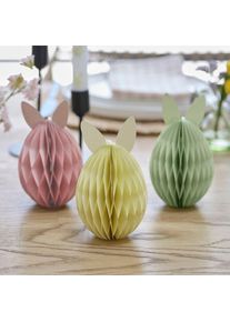 Ginger Ray 3 Wabenbälle Funny Bunny 10cm