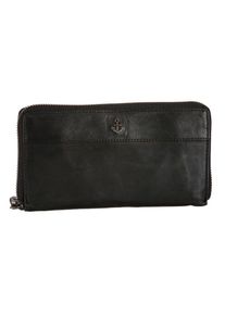 HARBOUR 2nd , Geldbörse »Atlantica« aus Leder mit schöner Logo Prägung , grau