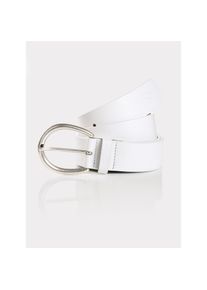 Tom Tailor, Unisex, Tom Tailor Lederg&uuml;rtel 1 Stk. mit 3,0 cm Breite f&uuml;r l&auml;ssige Casual- und Denim-Outfits, wei&szlig;, 80, Tom Tailor Unisex Lederg&uuml;rtel in 