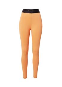 NEBBIA, Femmes Pantalon de sport, orange / noir