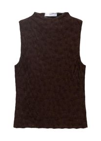 Mango Top 'ACADIA' Damen, dunkelbraun, Gr&ouml;&szlig;e M