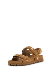 Guess, Femmes Sandales à lanières 'FLORIZI', cognac