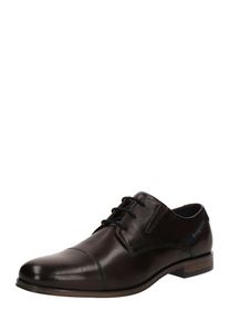 Bugatti, Hommes Chaussure à lacets 'Leagro', bleu marine / brun foncé / argent