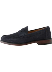 next, Hommes Chaussure basse, bleu marine / marron