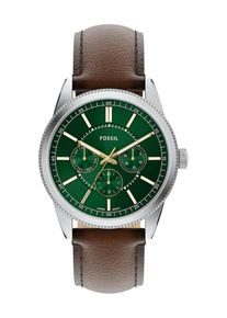 Fossil, Hommes Montre à affichage analogique 'PEARSON', marron / sapin / argent