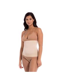 MAGIC BODYFASHION , Corsage »Waistnipper« Silikonabschlüsse oben und unten verhindern ein Einrollen , braun , L , Bequemer, nahtloser, formender...