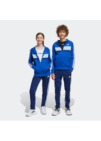 adidas Sportswear, Unisex, adidas Sportswear Trainingsanzug &raquo;J 3S TIB FL TS&laquo; 2 Stk., royal blau, wei&szlig;, glow blau, 176, Dieser Trainingsanzug f&uuml;r 