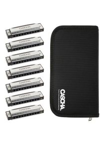 Cascha Blues Harmonica Set (7-Pack) Richter-Mundharmonika