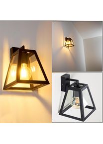 hofstein Nittorp Wandleuchte Schwarz, 1-flammig