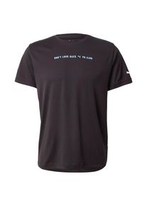 Puma, Hommes T-Shirt fonctionnel 'Run Club', bleu clair / noir / blanc