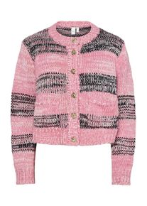 Y.A.S YAS, Femmes Cardigan, rose / noir / blanc
