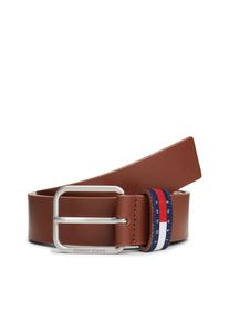Tommy Jeans, Hommes Ceinture 'RYAN', marron