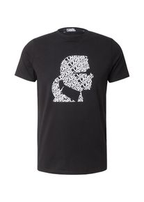 K by KARL LAGERFELD Karl Lagerfeld T-Shirt Herren, schwarz / weiß, Größe M