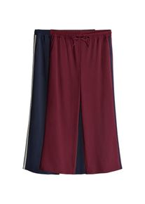 The Set, Femmes Pantalon de sport, bleu marine / bourgogne