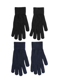 next, Hommes Gants, bleu foncé / noir