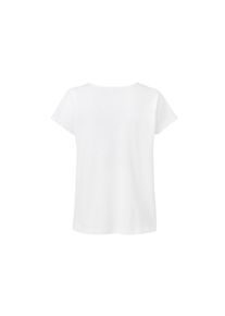 Tchibo - T-shirt en lin mélangé - taille: M - blanc