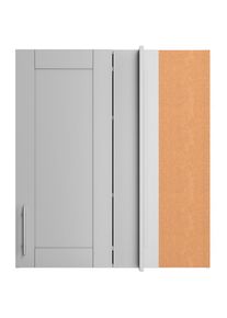 Eckhängeschrank »KS-Ahus« Breite 80 x 45 cm , grau , KOCHSTATION