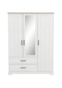 Drehtürenschrank »Cottage« Breite ca. 150cm, Höhe ca. 200cm, komplett mit Innenausstattung , weiss , Demeyere Group