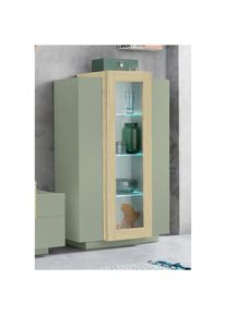 Inosign , Vitrine »Coro, Vitrine, Glasvitrine, Vitrinenschrank, Stauraumvitrine« 3 Türen davon 1 Glastür, 9 Fächer, Doppeltiefe, Höhe 120,5cm ,...