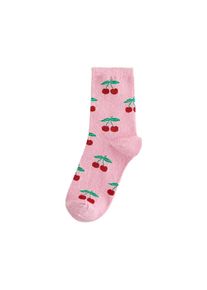 next, Femmes Chaussettes, vert / rose / rouge