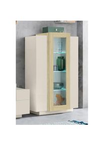 Inosign , Vitrine »Coro, Vitrine, Glasvitrine, Vitrinenschrank, Stauraumvitrine« 3 Türen davon 1 Glastür, 9 Fächer, Doppeltiefe, Höhe 120,5cm ,...