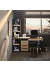 Schreibtisch »ARCADE« 1 Schublade1 1 Nische , schwarz , Gami