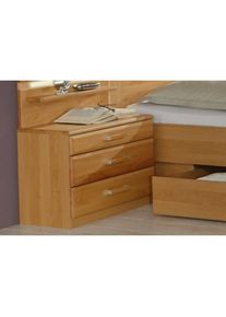 Nachtkommode »Lausanne« (2er Set), teilmassiv , beige , Wiemann