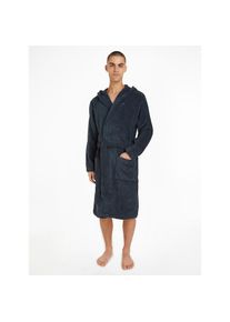 Tommy Hilfiger Underwear, Herren, Bademantel Set, mit Bindeg&uuml;rtel, mit aufgesetzten Taschen, navy, S (48), Bademantel von Tommy Hilfiger