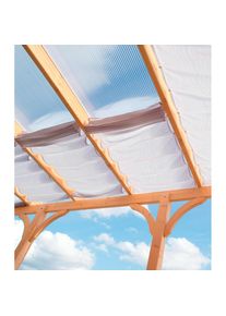 Floracord, Sonnensegel 244 x 240 cm mit 3 Feldern, wei&szlig;, Polyester, B/T: 68 cm x 220 cm